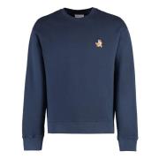 Maison Kitsuné Sweatshirts & Hoodies Blue, Herr