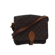 Louis Vuitton Vintage Pre-owned Canvas louis-vuitton-vskor Brown, Dam