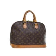 Louis Vuitton Vintage Pre-owned Canvas handvskor Brown, Dam