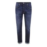 Dondup Denim Jeans Regular Mörk Tvätt Blue, Herr