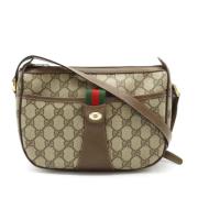 Gucci Vintage Pre-owned Canvas gucci-vskor Beige, Dam