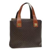 Celine Vintage Pre-owned Laeder handvskor Brown, Dam