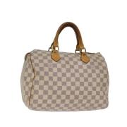 Louis Vuitton Vintage Pre-owned Canvas handvskor Beige, Dam