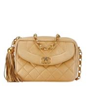 Chanel Vintage Pre-owned Laeder chanel-vskor Beige, Dam