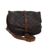 Louis Vuitton Vintage Pre-owned Canvas louis-vuitton-vskor Brown, Dam