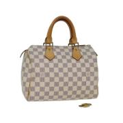 Louis Vuitton Vintage Pre-owned Canvas handvskor Beige, Dam