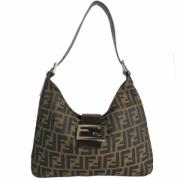 Fendi Vintage Pre-owned Canvas fendi-vskor Brown, Dam