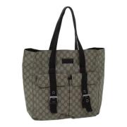 Gucci Vintage Pre-owned Canvas totevskor Beige, Dam