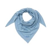 Lala Berlin Kashmir Triangel Solid Sjal Atlanten Blue, Dam