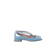 A. Bocca Smoky Blu Heart Cross Strap Skor Blue, Dam