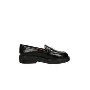 Unisa Stiliga Loafers för Män Black, Dam