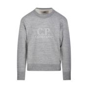 C.p. Company Grå Crew Neck Sweatshirt Gray, Herr