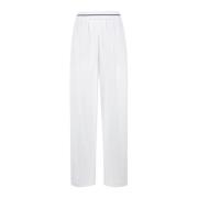 Brunello Cucinelli Casual Herrbyxor i Bomull White, Dam