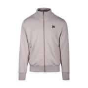 Palm Angels Monogram Track Jacket i Ljusgrå Gray, Herr