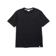 Norse Projects Standardficka T-shirt Svart Black, Herr