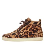 Christian Louboutin Pre-owned Pre-owned Laeder sneakers Brown, Herr