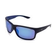 Maui Jim Southern Cross 815-02 Matte Black/Blue Sunglasses Blue, Unise...