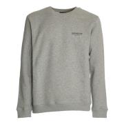 Dondup Grå Crewneck Sweatshirt Höj Garderob Stil Gray, Herr