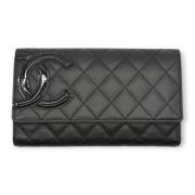 Chanel Vintage Pre-owned Laeder plnbcker Black, Dam