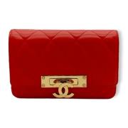 Chanel Vintage Pre-owned Laeder plnbcker Red, Dam