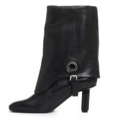 AGL Svarta Ankelboots Elegant Stil Black, Dam