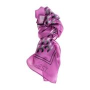 Hést Frøya Silk Scarf Purple, Dam