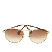 Louis Vuitton Vintage Pre-owned Acetat solglasgon Yellow, Dam