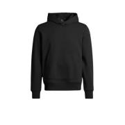 Parajumpers Mysig Bomullsfleece Hoodie med Fickor Black, Herr