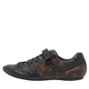 Louis Vuitton Vintage Pre-owned Tyg sneakers Brown, Herr