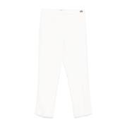 Elisabetta Franchi Vita Byxor för Kvinnor Aw24 White, Dam