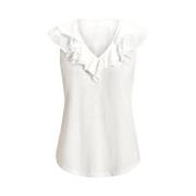 Ralph Lauren T-shirt White, Dam