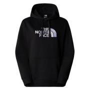 The North Face Svart Pullover Hoodie med Drew Peak Black, Dam