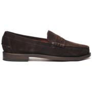 Sebago Klassisk Dan Suede Moccasin Brown, Herr