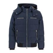 Moose Knuckles Quiltad Cloud Hooded Dunjacka Blue, Herr