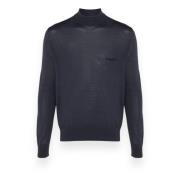 Marni Turtleneck Sweater Blue, Herr