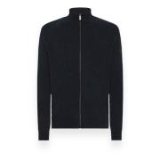 RRD Velvet Rave Full Zip Stickad Tröja Blue, Herr