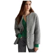 Liu Jo Ullblandning Avslappnad Blazer Gray, Dam