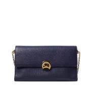 Coccinelle Blå Läder Crossbody Väska Blue, Dam