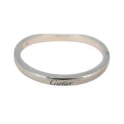 Cartier Vintage Pre-owned Platina ringar Gray, Herr