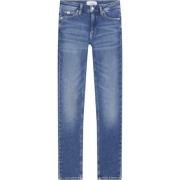 Calvin Klein Blå Skinny Fit Denim Jeans Blue, Dam