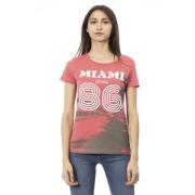 Trussardi Kortärmad Rund Hals T-shirt Pink, Dam