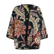 Etro Jacquardmönstrad Jacka Multicolor, Dam