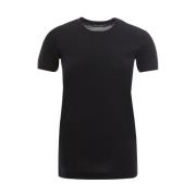 Dolce & Gabbana Svart Bomull Crew Neck T-shirt Black, Dam