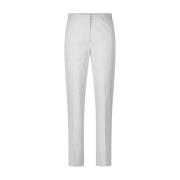 Raffaello Rossi Elegant Tapered Fabric Trousers Gray, Dam