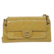 Chanel Vintage Pre-owned Laeder chanel-vskor Yellow, Dam