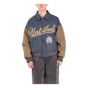 Untitled Artworks Varsity Academy Jacka med Tryckknappstängning Blue, ...