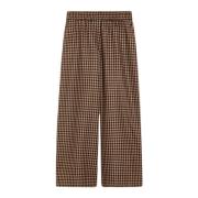 Max Mara Weekend Vida avklippta yllebyxor Brown, Dam