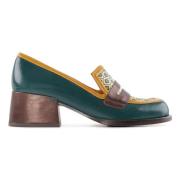 Chie Mihara 70-talsstil Lackläder Loafer Multicolor, Dam