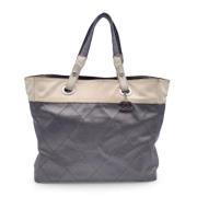 Chanel Vintage Pre-owned Canvas chanel-vskor Gray, Dam