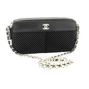 Chanel Vintage Pre-owned Laeder chanel-vskor Black, Dam